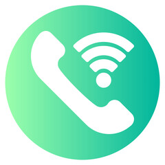 phone call gradient icon