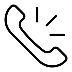phone call line icon