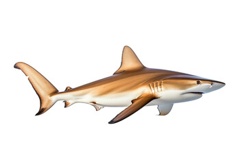 Fototapeta premium shark on transparent background (PNG). Generative AI.