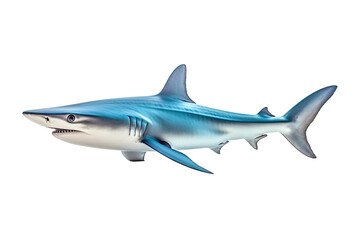 shark on transparent background (PNG). Generative AI.