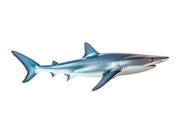 Fototapeta premium shark on transparent background (PNG). Generative AI.