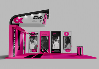 Exhibition and Promotion Stand Mockup