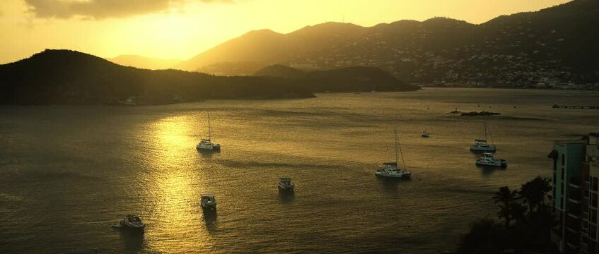 St. Thomas, USVI, Sunset (Anamorphic)