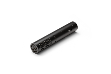 On Camera Shotgun Microphone Ideal for podcasts vloggers and Interviews Isolated with transparent shadow