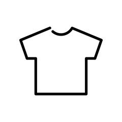 T-shirt line icon.