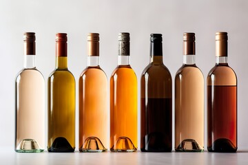 Elegant Wine Bottles: A Captivating Collection of Fine Wines.