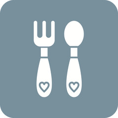 Baby cutlery Icon
