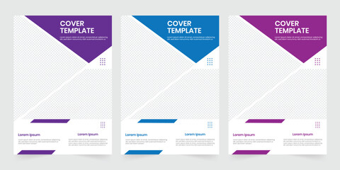 Corporate flier and annual report a4 cover page template, minimalist flyer, and booklet vector custom graphic, modern front cover style background