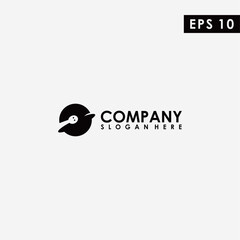 Moon Planet Of Snake Logo Design Modern Vector Template. Snake Icon. Snake. Vector Illustration