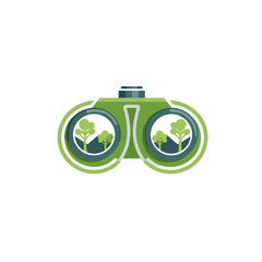 Discover the Details: Magnifying Glass Logo Vector Illustration for Investigation and Analysis