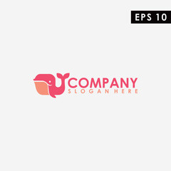 Fish Logo Design Modern Vector Template. Fish Logo. Vector Illustration