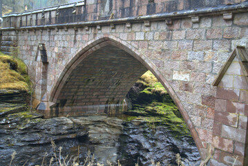 Fototapeta na wymiar Rural Scotland Bridge