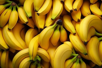 Banana as background. Generative AI