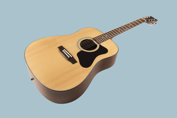 Dreadnought shaped acoustic guitar