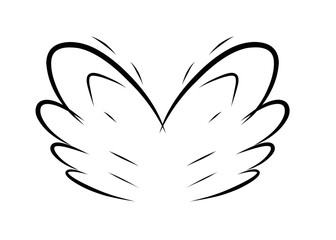 Doodle Angel Wings