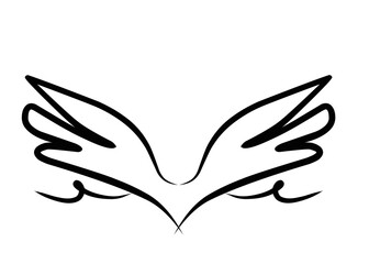 Doodle Angel Wings