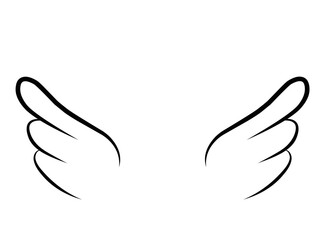 Doodle Angel Wings
