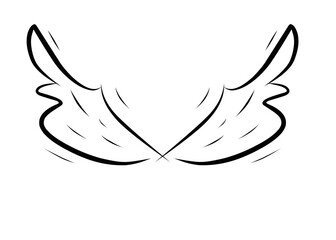 Doodle Angel Wings