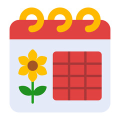 Spring Calendar Icon