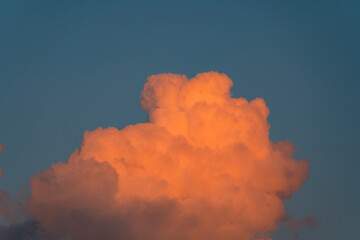 Nubes de atardecer