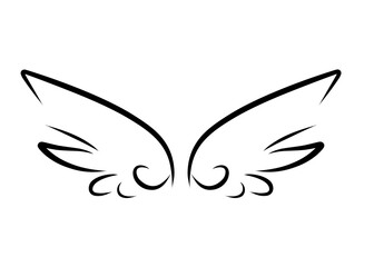 Doodle Angel Wings