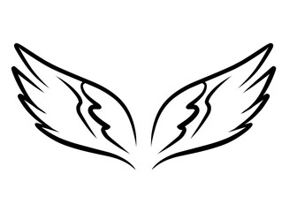 Doodle Angel Wings