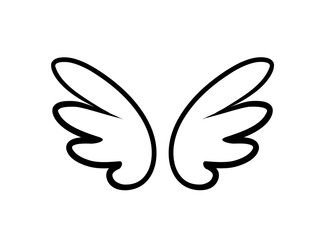 Doodle Angel Wings