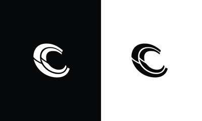 Fototapeta cc logo vector design template sign obraz