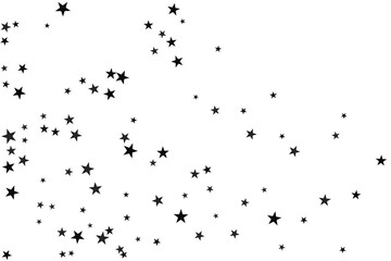 Star confetti. Abstract casual confetti background. Bright design pattern.
