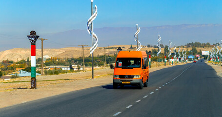 Local public passenger transport on the rod. Tajikistan