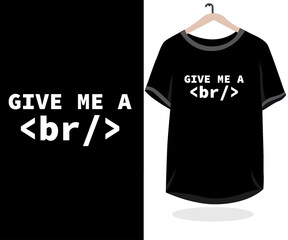 T-shirt design vector template