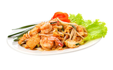 Thai food, Pad thai Shrimp, Thai style noodles transparent png