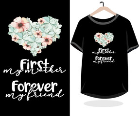 T-shirt design vector template