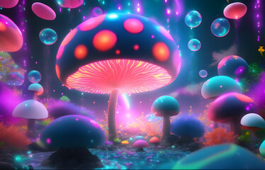mushroom fungi, mushrooms forest