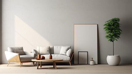 modern minimal living room idea
