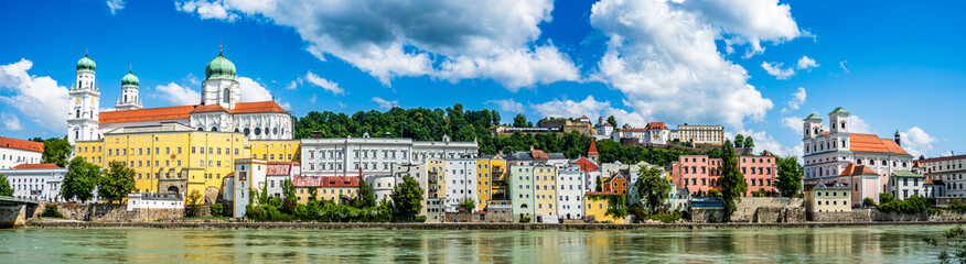 historic buildings at the old town of Passau - Germany