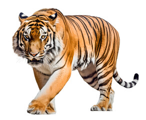 Obraz premium Tiger, isolated background. Generative Ai