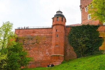 Krakow Poland May 03, 2021 The Castle at Wawel