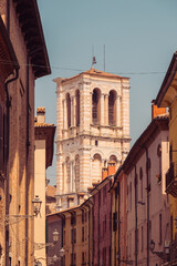Bell tower of the Cathedral, Ferrara Italy