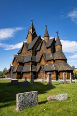 Fototapeta na wymiar Heddal Stabkirche - Norwegen 2