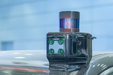 high definition Lidar and camera for self driving car sensor seen