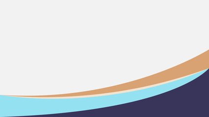 Abstract background banner curve color design vector