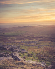 Dartmoor at dusk