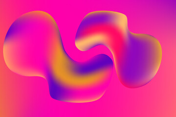 beautiful color wave abstract background