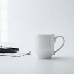 Obraz na płótnie Canvas cup of coffee on a table