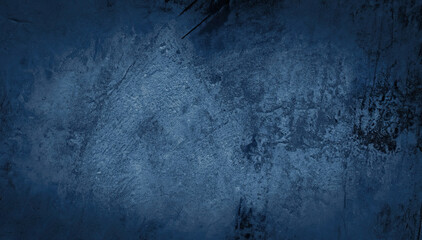 Black dark navy blue texture background for design. Toned rough concrete surface. A painted old building. IMAGE AI