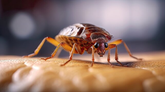 ronin979_Bedbug_Close_up_of_Cimex_hemipterus_-_bed_bug_on_bed_b IMAGE AI