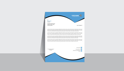 professional creative clean business style letterhead  