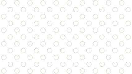 Fototapeta na wymiar White seamless pattern with green circles