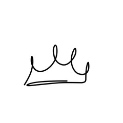 Crown doodle